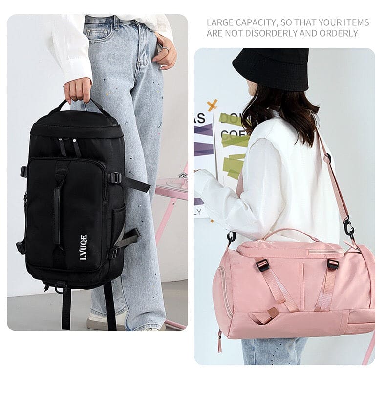 Solo Travel Bag, Multifunctional Travel Bag Pack, Duffle Bag With Shoe Compartment And Wet Pocket, Large Capacity Outdoor Leisure Sports Bag, Travel Backpack For Men And Women, Tote Carry Luggage Bag Solo Travel Bag, Multifunctional Travel Bag Pack, Duffle Bag With Shoe Compartment And Wet Pocket, Large Capacity Outdoor Leisure Sports Bag, Travel Backpack For Men And Women, Tote Carry Luggage Bag